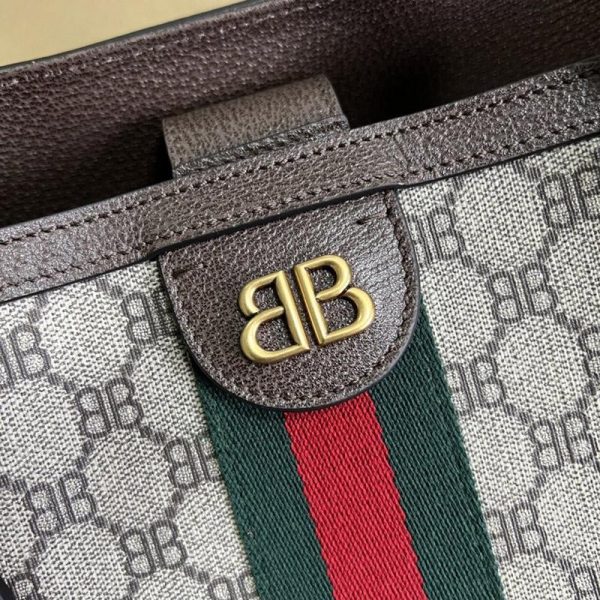 超希少！バレンシアガ グッチ 偽物☆ハッカー グラフィティ トートバッグ gup11170 - 画像 (6)