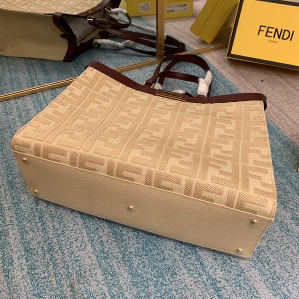 秋冬新作フェンディ ピーカブー 偽物 エックストート キャンバス バッグ fej50362 - 画像 (9)