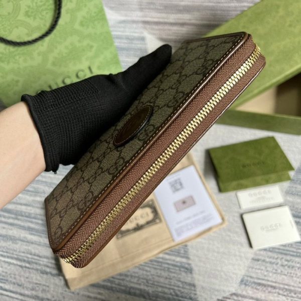 21-22AW グッチ インターロッキングG ジップアラウンド 長財布 偽物 gua58818 - 画像 (6)