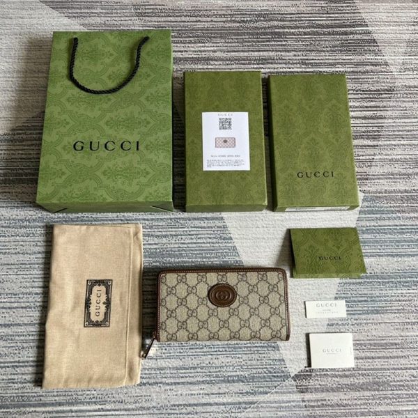 21-22AW グッチ インターロッキングG ジップアラウンド 長財布 偽物 gua58818 - 画像 (9)