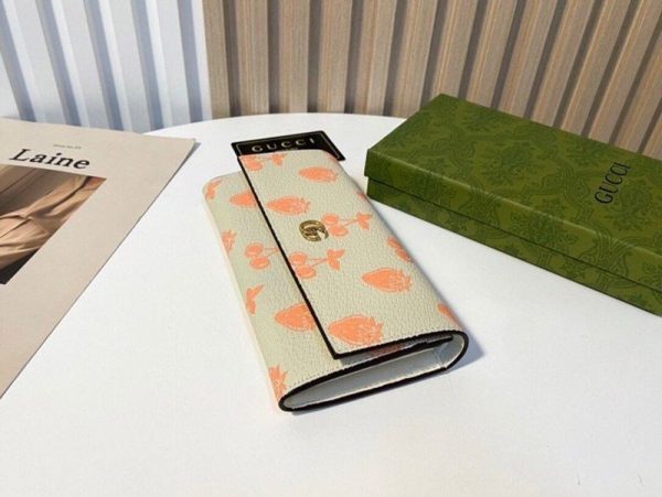 超希少！【グッチ】★GGマーモント ベリー コンチネンタルウォレット 偽物 gus97509 - 画像 (9)