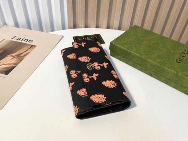 春もの新作【グッチ コピー】★GGマーモント ベリー コンチネンタルウォレット gul55682 - 画像 (8)