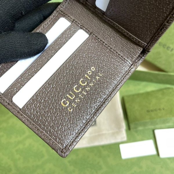 世界中で大人気♪グッチ 100周年記念 ウォレット 二つ折り財布 コピー gug94418 - 画像 (9)