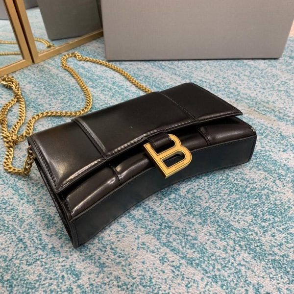 秋冬新作 バレンシアガ アワーグラス 偽物シェイプ Smallトップハンドルバッグ bac86116 - 画像 (8)