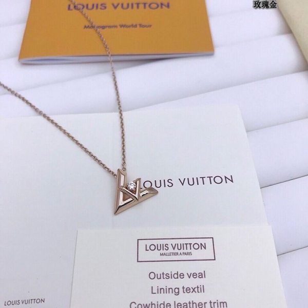 超希少！ルイヴィトン パンダンティフ 偽物 LV ヴォルト ワン PM ネックレス Q93805 - 画像 (2)