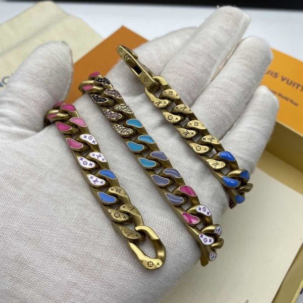 完売必至ルイヴィトン コピー コリエ・チェーンリンクス パッチーズ ストラス ネックレス vuf50285 - 画像 (3)