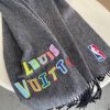 ルイヴィトン LVxNBA 偽物コラボ カシミヤ マフラ 偽物 vux17715 - 画像 (6)