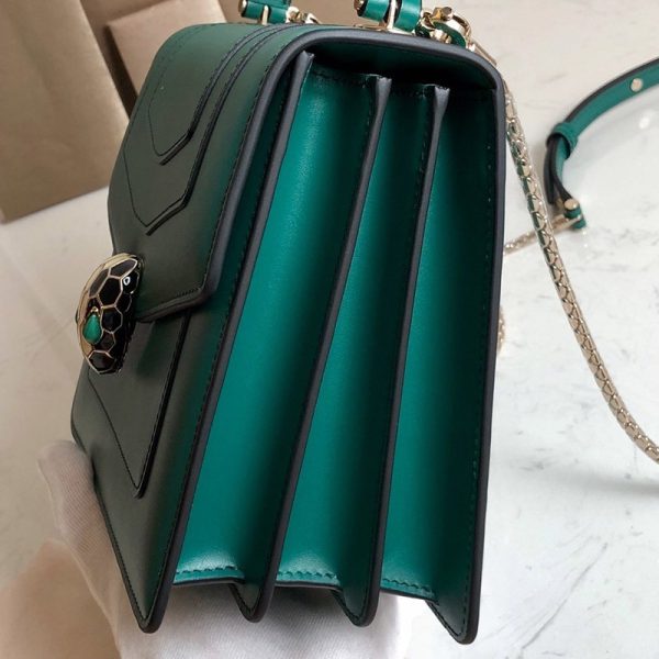 《大人気》【ブルガリ 偽物】新色! SERPENTI FOREVER ナッパ ハンドバッグ Buh54789 - 画像 (4)