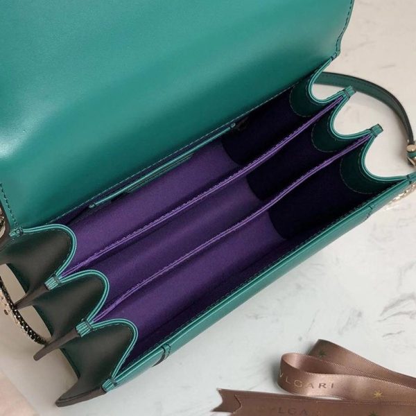 《大人気》【ブルガリ 偽物】新色! SERPENTI FOREVER ナッパ ハンドバッグ Buh54789 - 画像 (9)