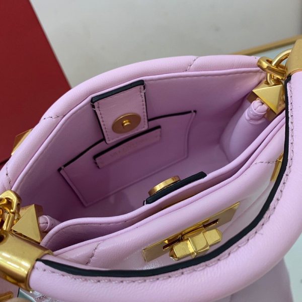★日本!!人気！ヴァレンティノ ハンドバッグ 偽物 ROMAN STUD QUILTED Vux71343 - 画像 (8)