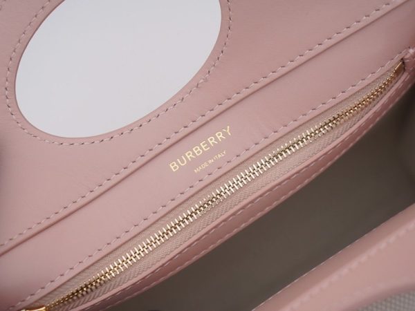 大人気!!新色【バーバリー ポケットバッグ 偽物】ミニ ツートン キャンバス＆レザー Bax29650 - 画像 (8)