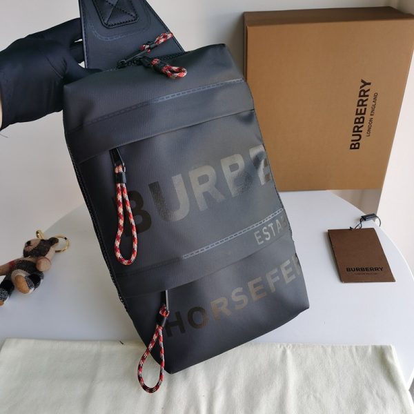 【日本未発売】バーバリー ショルダーバッグ 偽物 ホースフェリーhorseferryショルダークロスボディバッグ Bac61816 - 画像 (2)