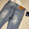 【日本未発売】ルイヴィトン デニムパンツ 偽物 モノグラムパッチワーク vun42414 - 画像 (7)