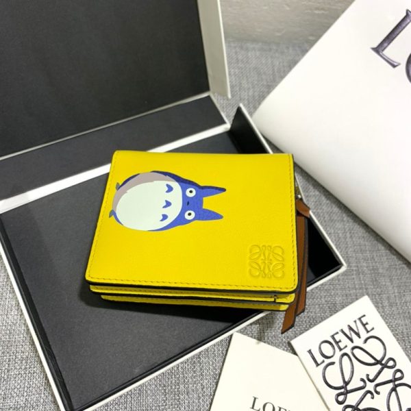 【SALE】ロエベ トトロ 財布 コピー★トトロダストバニーコンパクトジップ ウォレット lov32425 - 画像 (3)