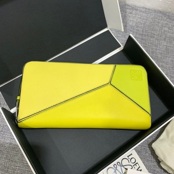 21AW新作ロエベ 財布 パズル パロディ ラウンドジップ ウォレット loi26540 - 画像 (4)