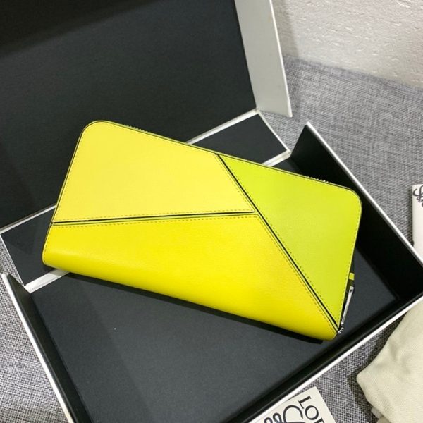 21AW新作ロエベ 財布 パズル パロディ ラウンドジップ ウォレット loi26540 - 画像 (5)
