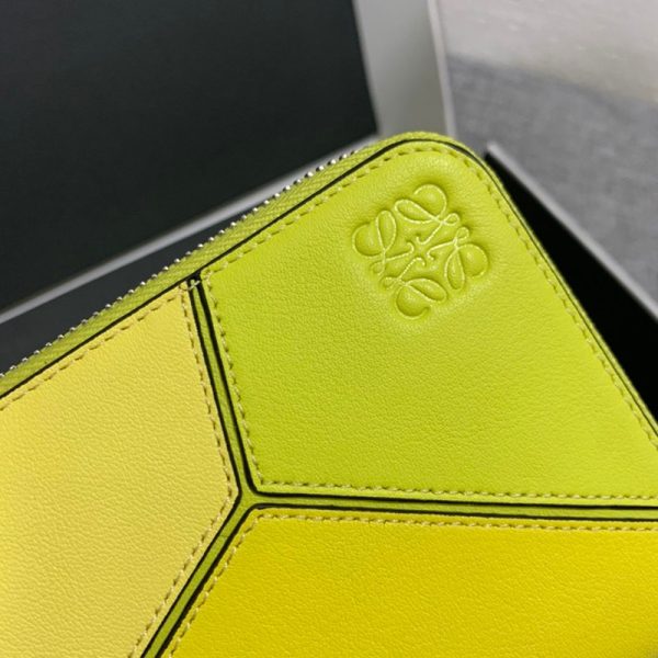 21AW新作ロエベ 財布 パズル パロディ ラウンドジップ ウォレット loi26540 - 画像 (7)