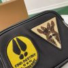 超話題!【バーバリー ショルダーバッグ 偽物】ホースフェリー キャンバス Bai36303 - 画像 (5)