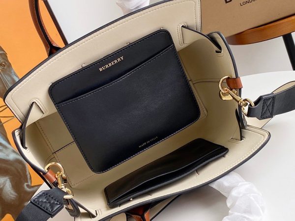 春もの新作バーバリー トートバッグ 偽物 チェック トリプルスタッズ ベルトバッグミニ Bax32753 - 画像 (9)