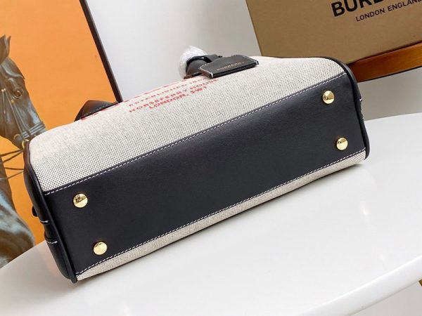 新作！【バーバリー トートバッグ コピー】ミディアム キャンバス ハーフキューブバッグ Bak90511 - 画像 (4)