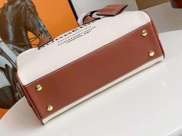 新作！【バーバリー トートバッグ コピー】ミディアム キャンバス ハーフキューブバッグ Bae80381 - 画像 (5)