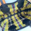 関送込 バーバリー ポケットバッグ 偽物 アウトドア旅行 チェック リバーシブルバッグ Bad97501 - 画像 (9)