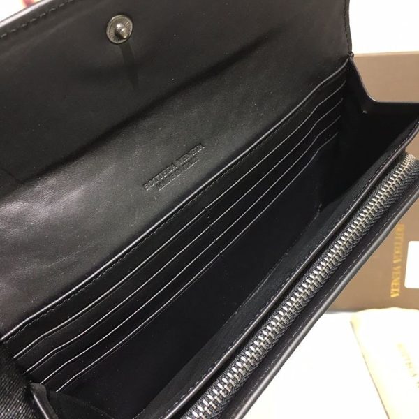 ★日本!!人気！ボッテガヴェネタ コピー イントレチャート ラム スナップ 長財布 bos95960 - 画像 (7)