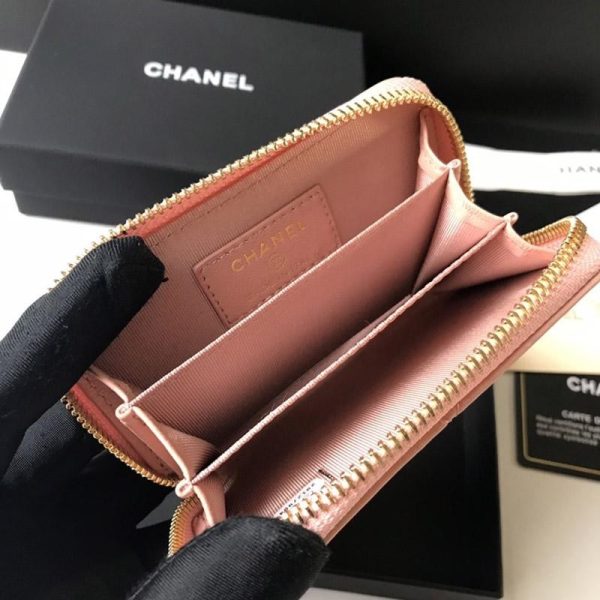 稀少 シャネル ジップ コインパース マトラッセ shm04968 - 画像 (8)