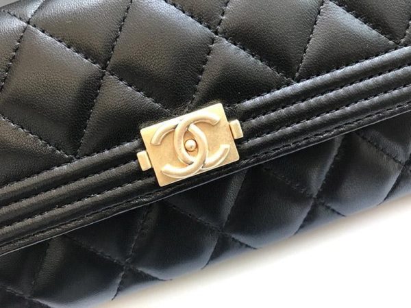 新色☆希少 シャネル 長財布 偽物 ボーイ シャネル マトラッセ shk25482 - 画像 (4)