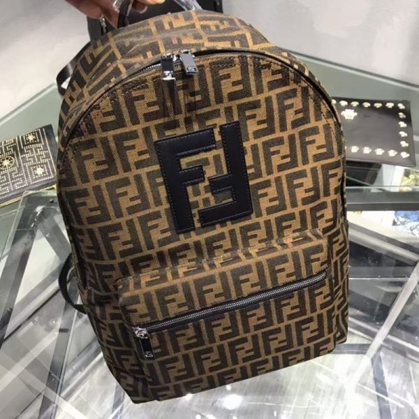希少色フェンディ FFモチーフ 偽物 バックパック リュック fes33317 - 画像 (4)