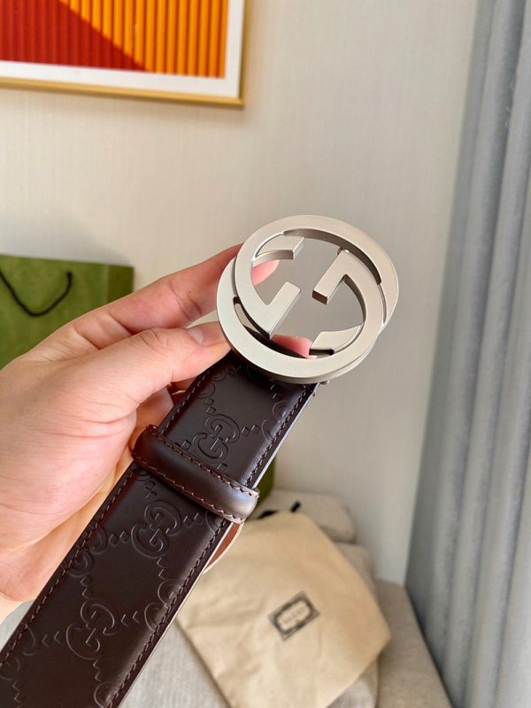 定番グッチ ベルト コピー GGマーモント カジュアルベルト 40mm gux84472 - 画像 (4)