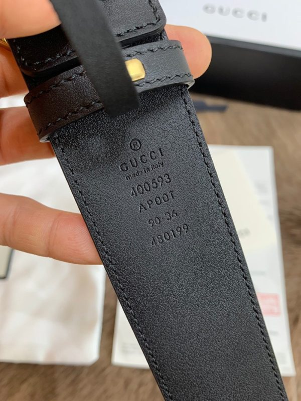 定番グッチ ベルト スーパーコピー  GGマーモント カジュアルベルト 40mm guy93083 - 画像 (3)