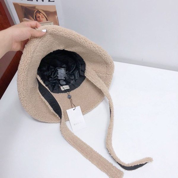21-22AW グッチ バケット ハット GG ラムズウール 偽物 guz63841 - 画像 (9)