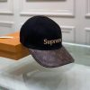 争奪戦シュプリーム ヴィトン キャップ 偽物 Perforated Camp Cap navy 2色 vuk83095 - 画像 (3)