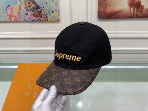 争奪戦シュプリーム ヴィトン キャップ 偽物 Perforated Camp Cap navy 2色 vuk83095 - 画像 (4)