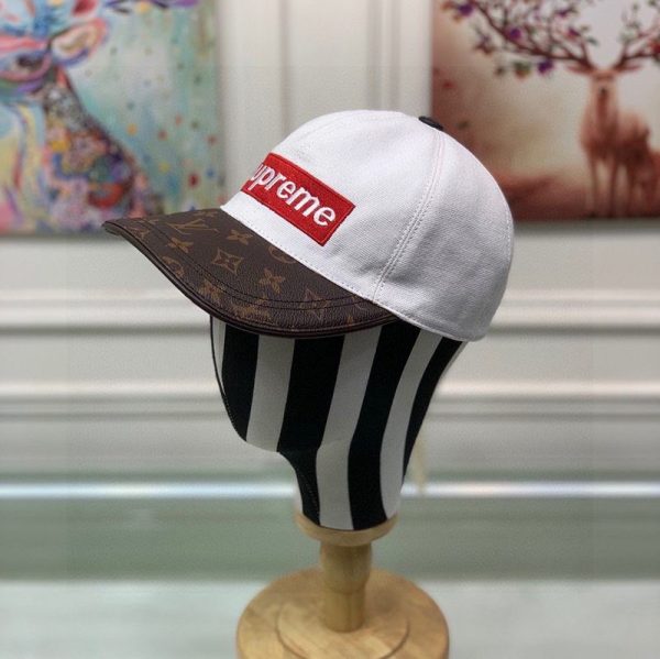 争奪戦シュプリーム ヴィトン キャップ 偽物 Perforated Camp Cap navy 2色 vuk83095 - 画像 (7)