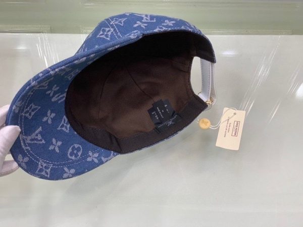 希少色シュプリーム ヴィトン キャップ 偽物 Perforated Camp Cap navy 2色 vub13408 - 画像 (6)