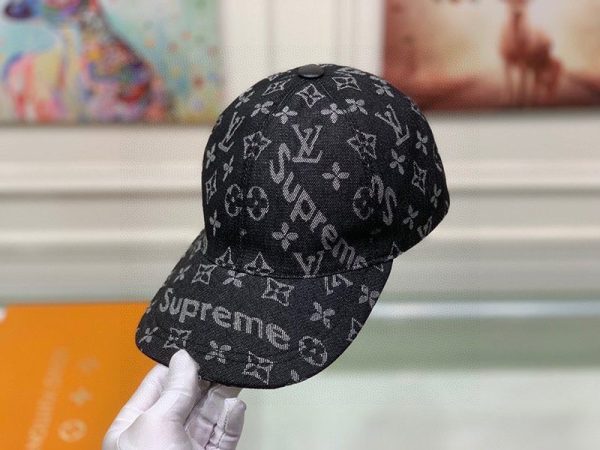 希少色シュプリーム ヴィトン キャップ 偽物 Perforated Camp Cap navy 2色 vub13408 - 画像 (9)