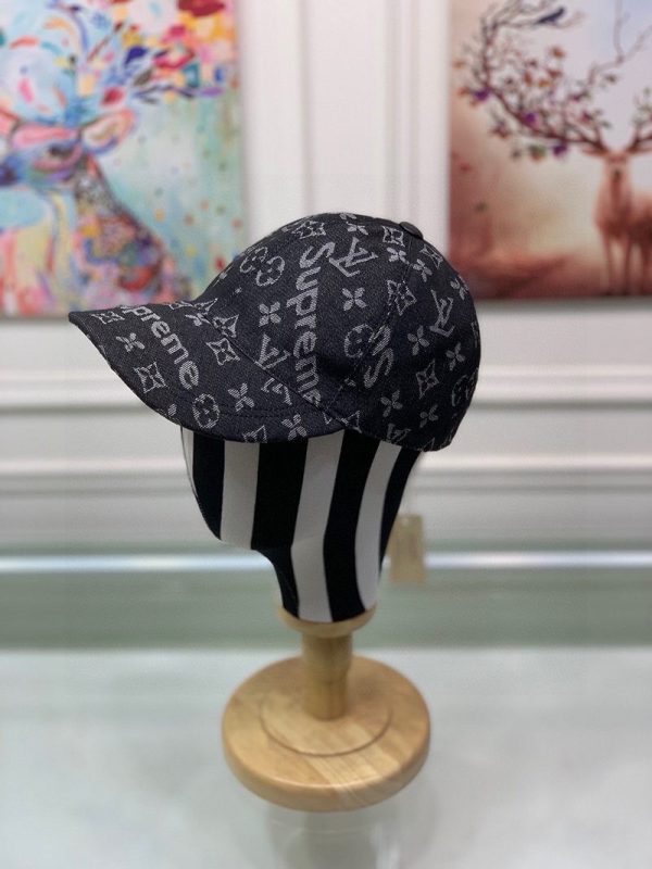 希少色シュプリーム ヴィトン キャップ 偽物 Perforated Camp Cap navy 2色 vub13408 - 画像 (8)