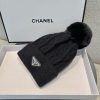 21-22AW【プラダ 偽物】シンプル ウール ニット キャップ puo02494 - 画像 (3)