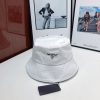日本未入荷 プラダ トライアングル ロゴ ナイロン バケット ハット 偽物 puz28819 - 画像 (4)