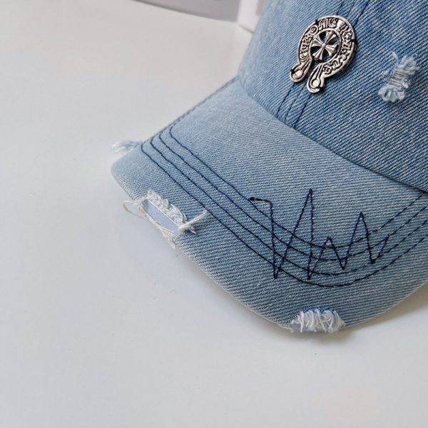 セール新作クロムハーツ コピー ダガー スエード 5 Panel キャップ ブラック Kub82777 - 画像 (2)