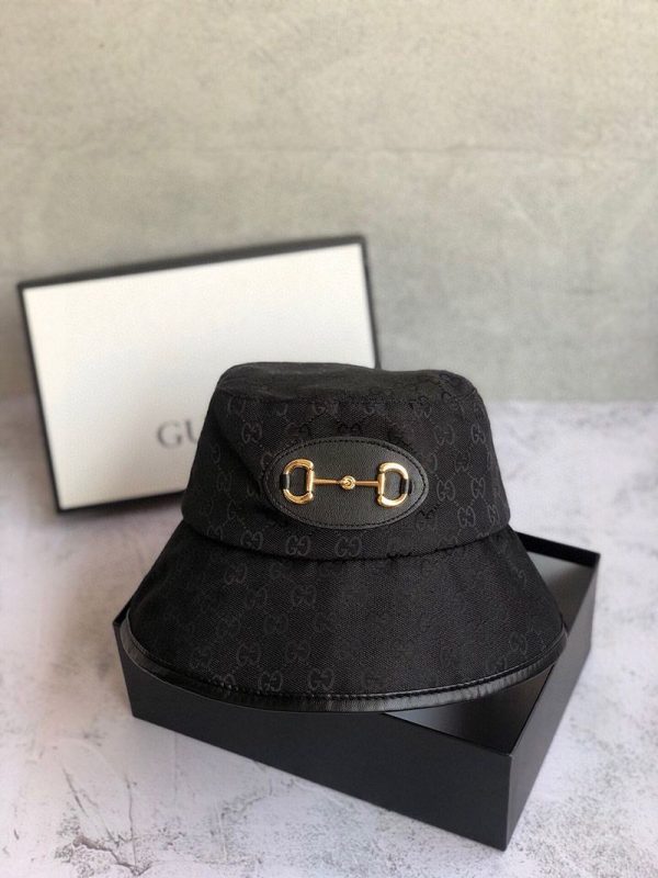 定番 グッチ GGキャンバス フェドラ バゲットハット gua01428 - 画像 (3)