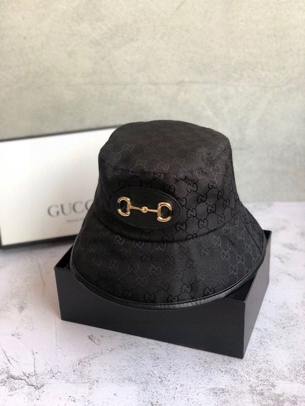 定番 グッチ GGキャンバス フェドラ バゲットハット gua01428 - 画像 (2)