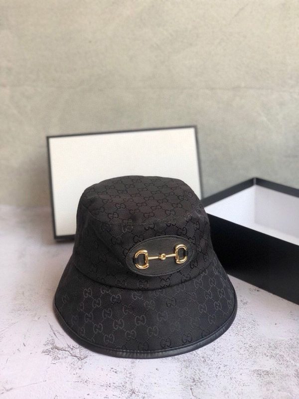 定番 グッチ GGキャンバス フェドラ バゲットハット gua01428 - 画像 (5)