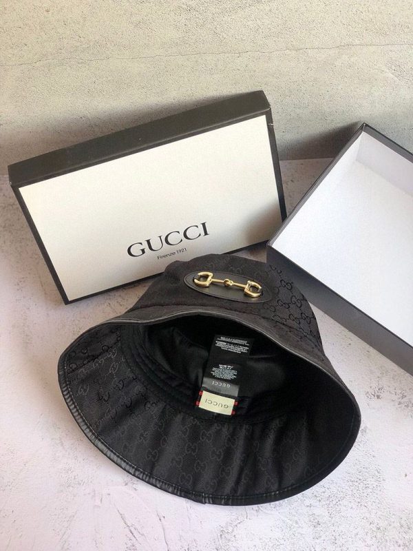 定番 グッチ GGキャンバス フェドラ バゲットハット gua01428 - 画像 (4)
