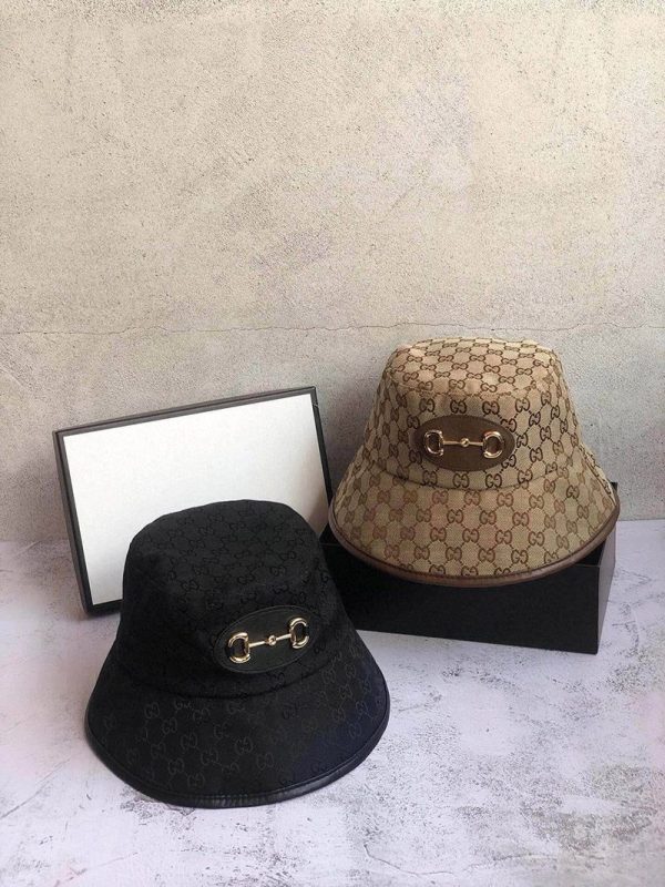 定番 グッチ GGキャンバス フェドラ バゲットハット gua01428 - 画像 (6)