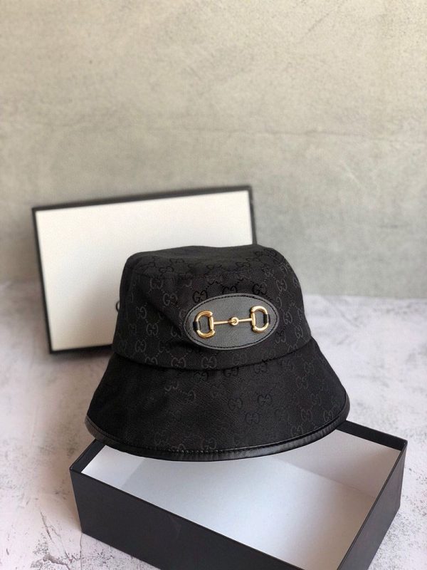定番 グッチ GGキャンバス フェドラ バゲットハット gua01428 - 画像 (8)