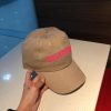 希少色 バレンシアガ レッド ロゴキャップ スーパーコピー baw52120