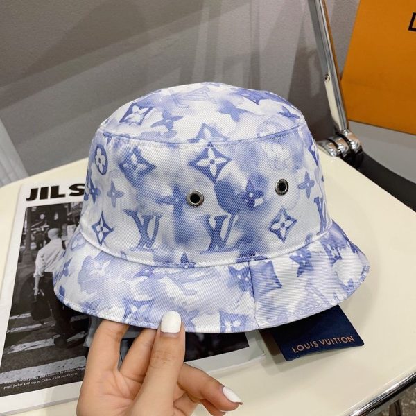 即発◆​ルイヴィトン バケットハット 偽物 ボネ モノグラム ウォーターカラー マルチ 2色 vuv59350 - 画像 (3)